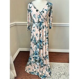 Pink Blush Maxi Dress Size Large NWT